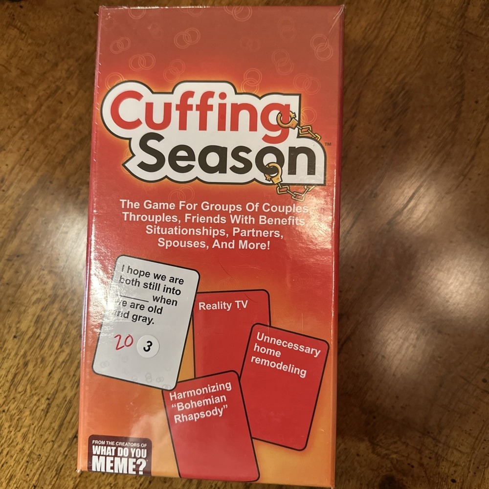 CUFFING SEASON Adult Party Game For Couples by What Do You Meme? New Sealed Box